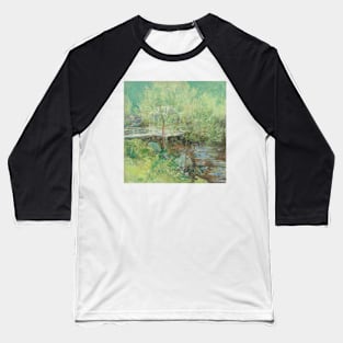 The White Bridge by John Henry Twachtman Baseball T-Shirt